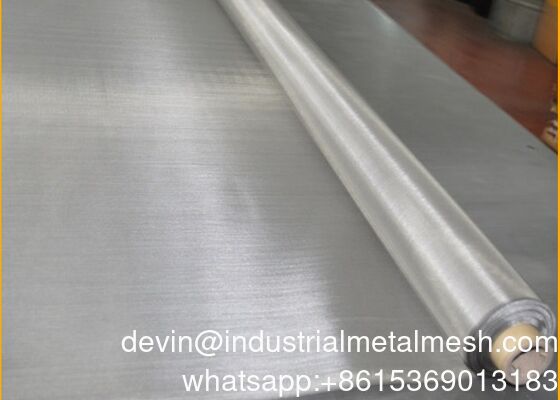 Jaring kawat stainless steel tenunan polos diameter kawat 0.02-5.0mm & 1-500 Mesh