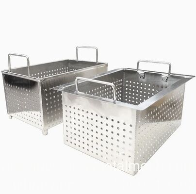 Keranjang Mesh Baja Bertahan Tekanan Tinggi yang Disesuaikan untuk Digunakan di Laboratorium Sterilisasi dengan Otoklav