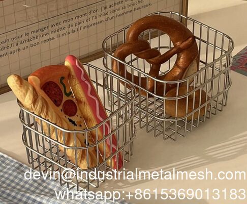 Peralatan dapur Baja tahan karat Buah Sayuran Beras Cuci Saluran Filter Filter Filter Wire Mesh Storage Basket
