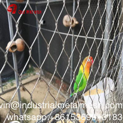 Pagar Pelindung Anyaman Baja Tahan Karat 304/316 Baru 7*7 Kabel Tali Kawat Fleksibel Sangkar Burung Jaring Pengaman Pelindung