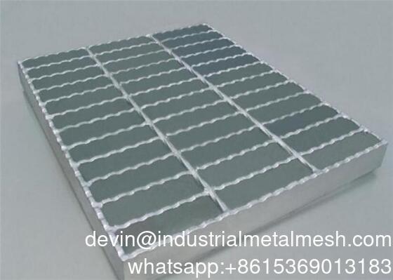 Heavy-Duty Galvanized Steel Bar Grating untuk Walkway & Trench Cover