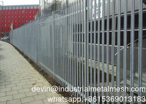 Aksesori Pagar Palisade untuk Stasiun Menara Telekomunikasi dengan Galvanis Celup Panas