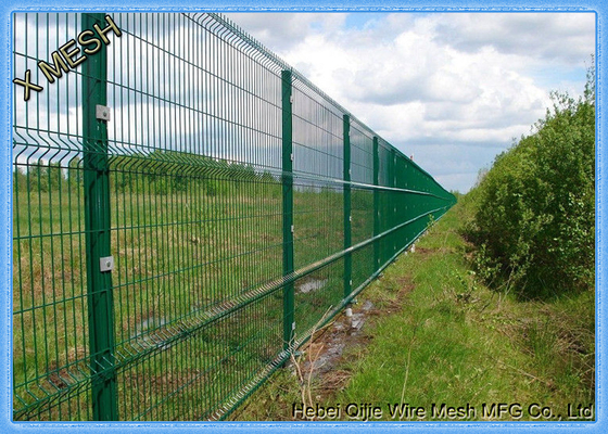 Panel Pvc Dilapisi Kawat Mesh, Pagar Kawat Logam Ukuran 50 * 200mm