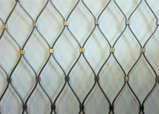 AISI316 Black Oxide Woven Type Metal Wire Mesh Pagar Kandang Hewan