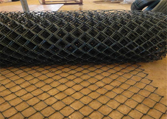 8 Foot Batas Dinding Rantai Pagar Kain Pvc Dilapisi Menggunakan Wire Mesh