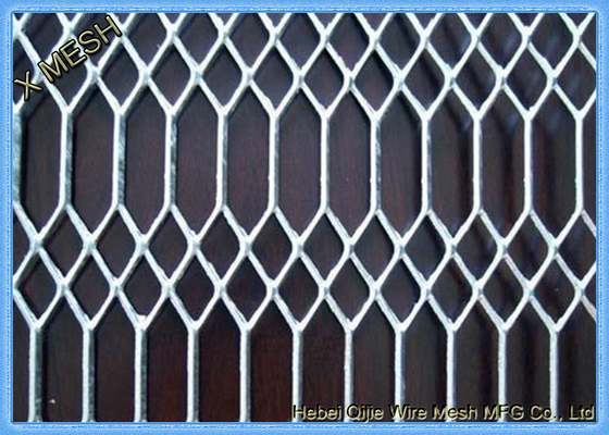 Berlian Lubang Kecil Diperluas Mesh Logam 0.3mm-10mm Tebal Ketebalan