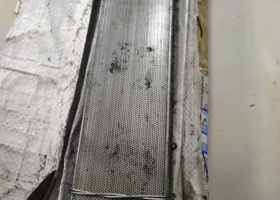 0.8mm Lubang 80mm Lebar Stainless Steel Lembaran Berlubang Lubang Bulat