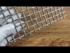 T316 3mm Arsitektur Woven Wire Mesh Dekoratif Bangunan Fasad Cladding